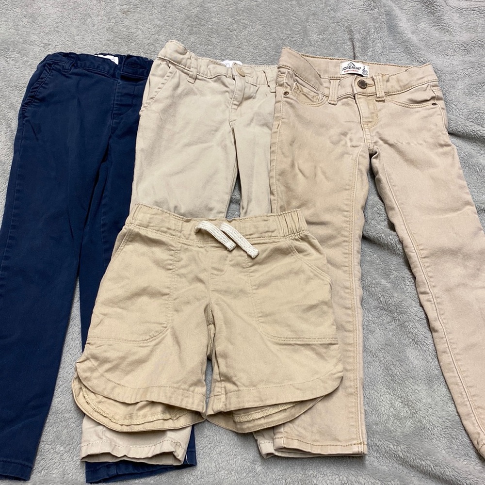 Girls uniform pants lot